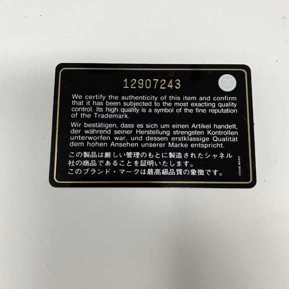 authentic CHANEL Paris Biarritz Black  Lea… - Picture 8 of 15